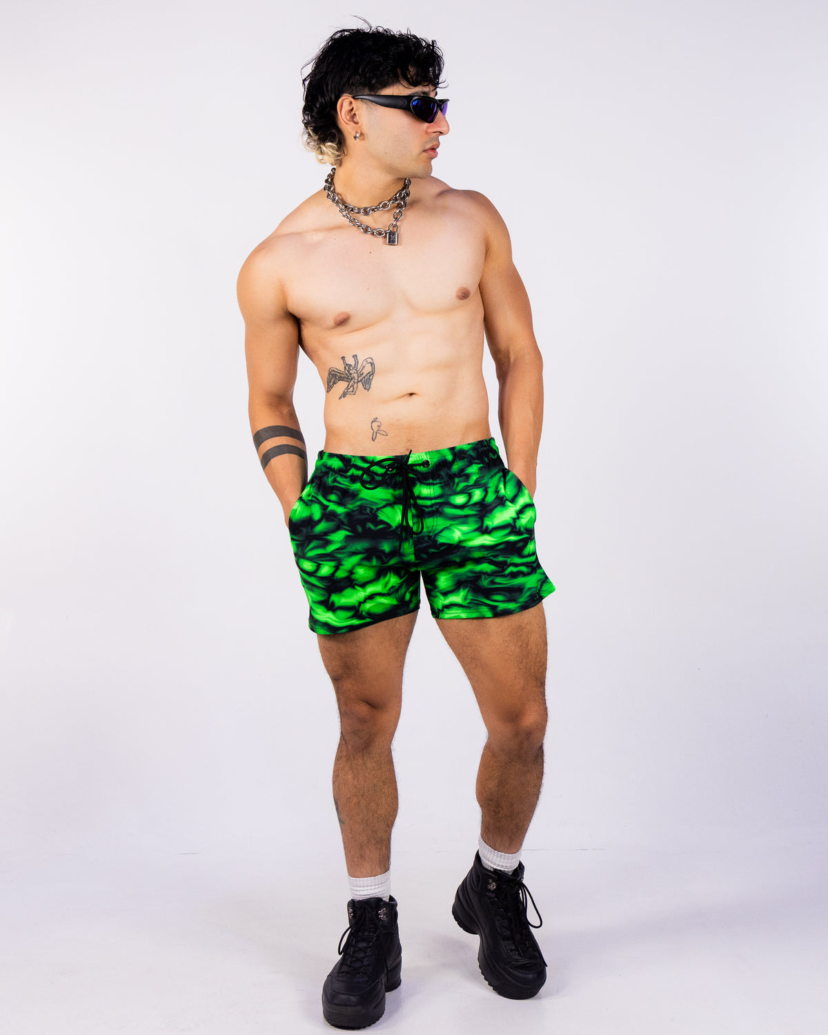 Hypno Haze Men's Drawstring Shorts
