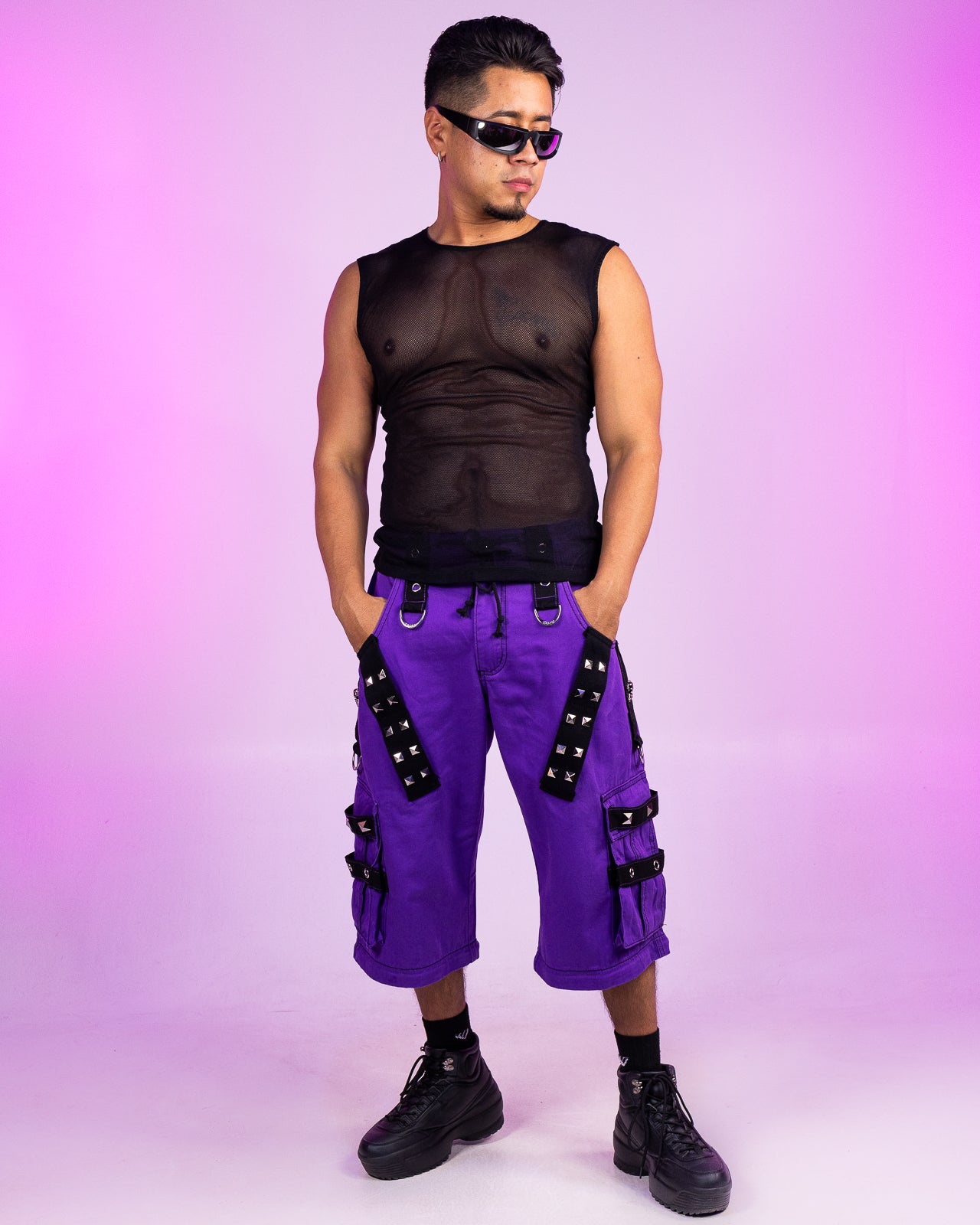 Tripp NYC Purple Dark Cuff Pants for Stylish Versatility