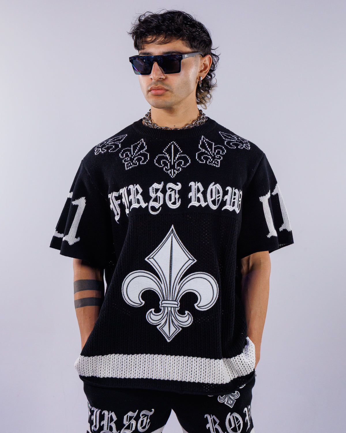 Sacred Vow Men's Black Sweater Tee