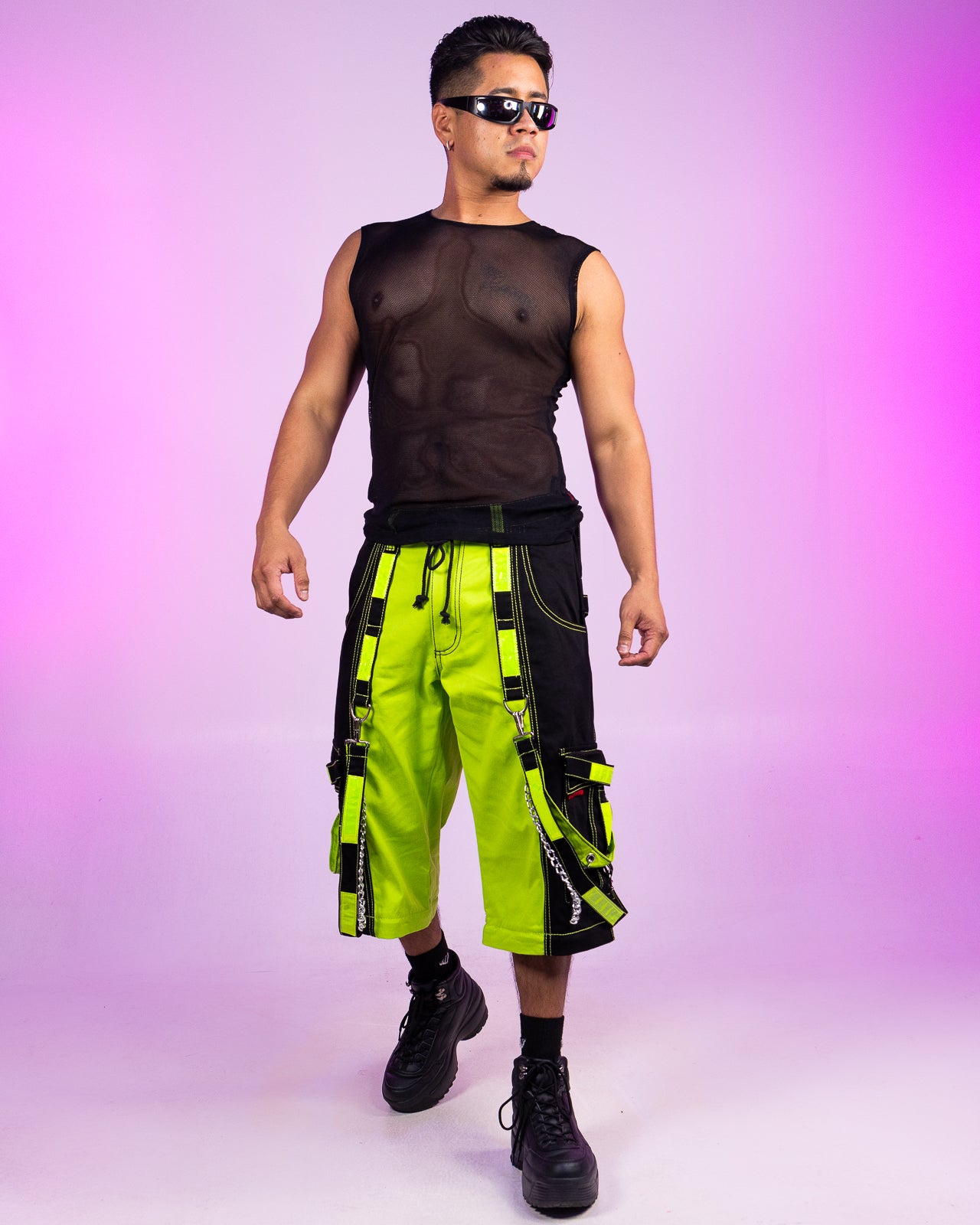 Tripp NYC Full On Reflector Pants with Zippered Shorts – Rave