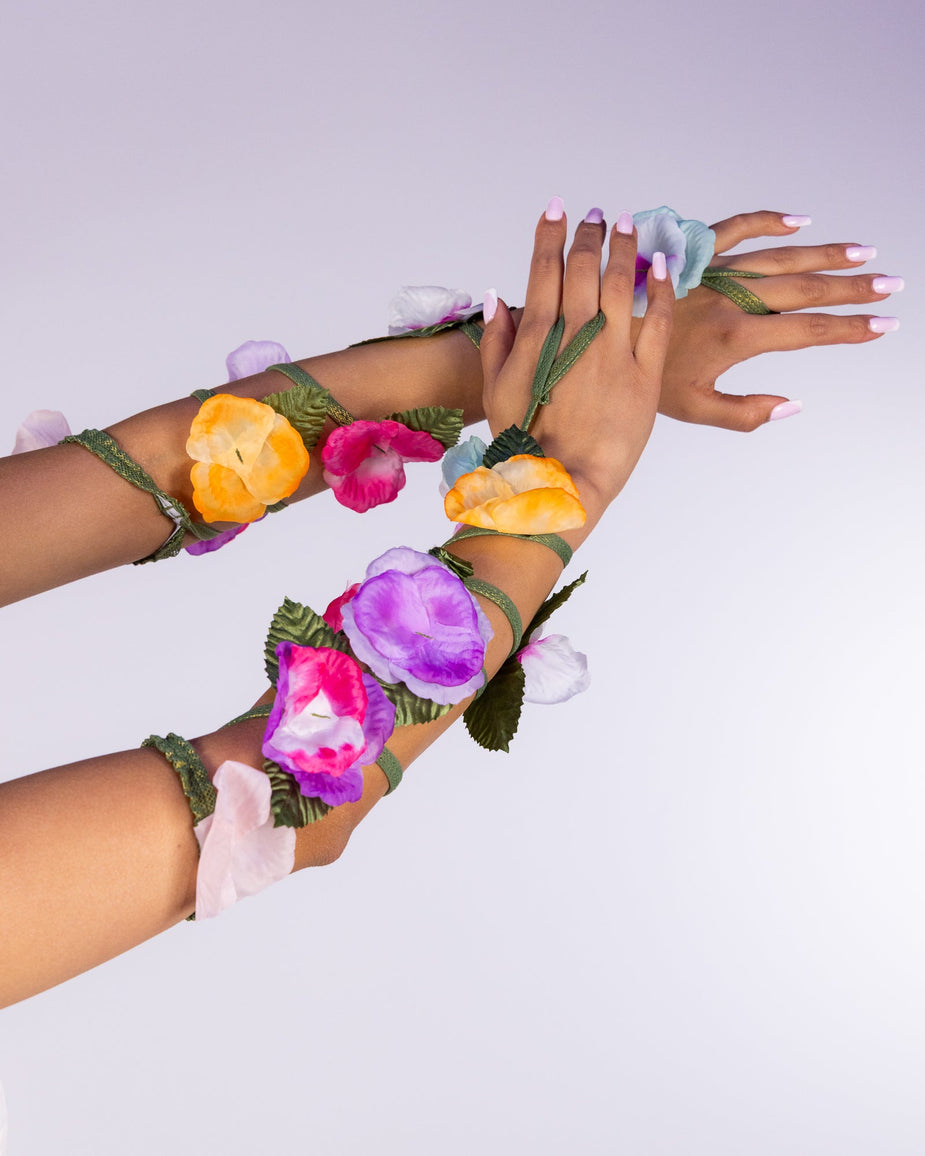 Flower Arm Wraps Women's Costume Accessory – Rave Wonderland
