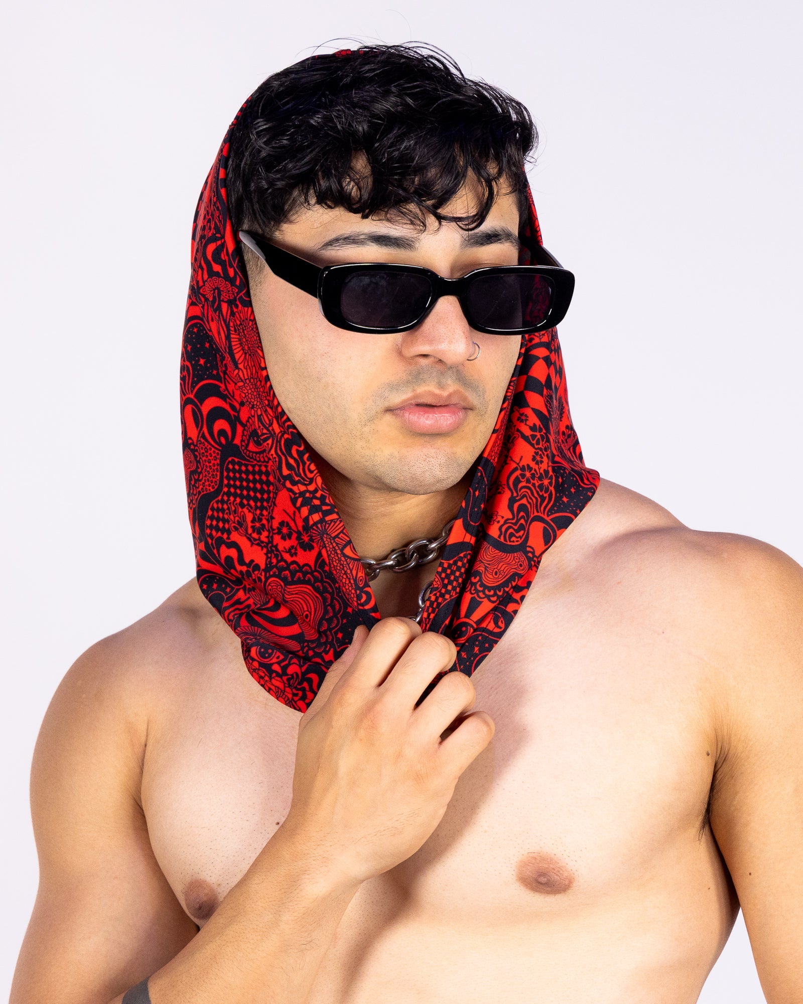 Crimson Zenith Unisex Hood – Rave Wonderland