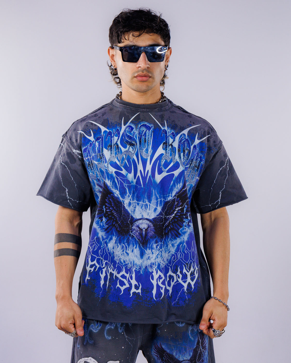 Wings Of Dominion Men's Gray Tee