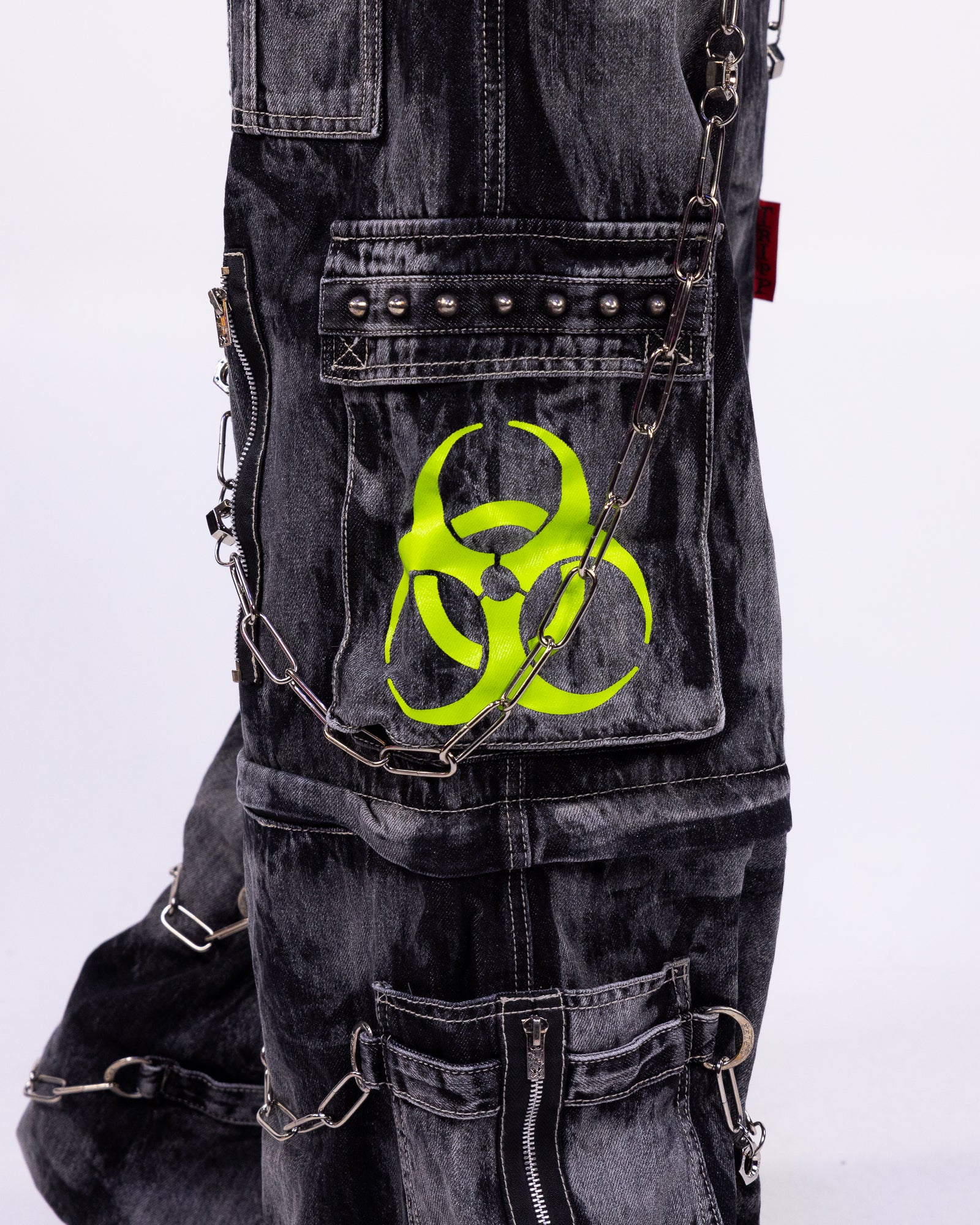 Tripp NYC Black Space Out Pants with Adjustable Features – Rave