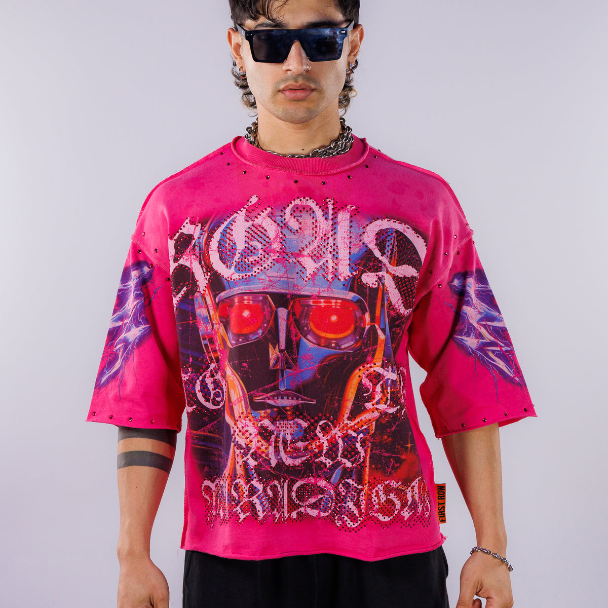 Hcd Pink Rave New Paradigm Men's Pink Tee – Rave Wonderland