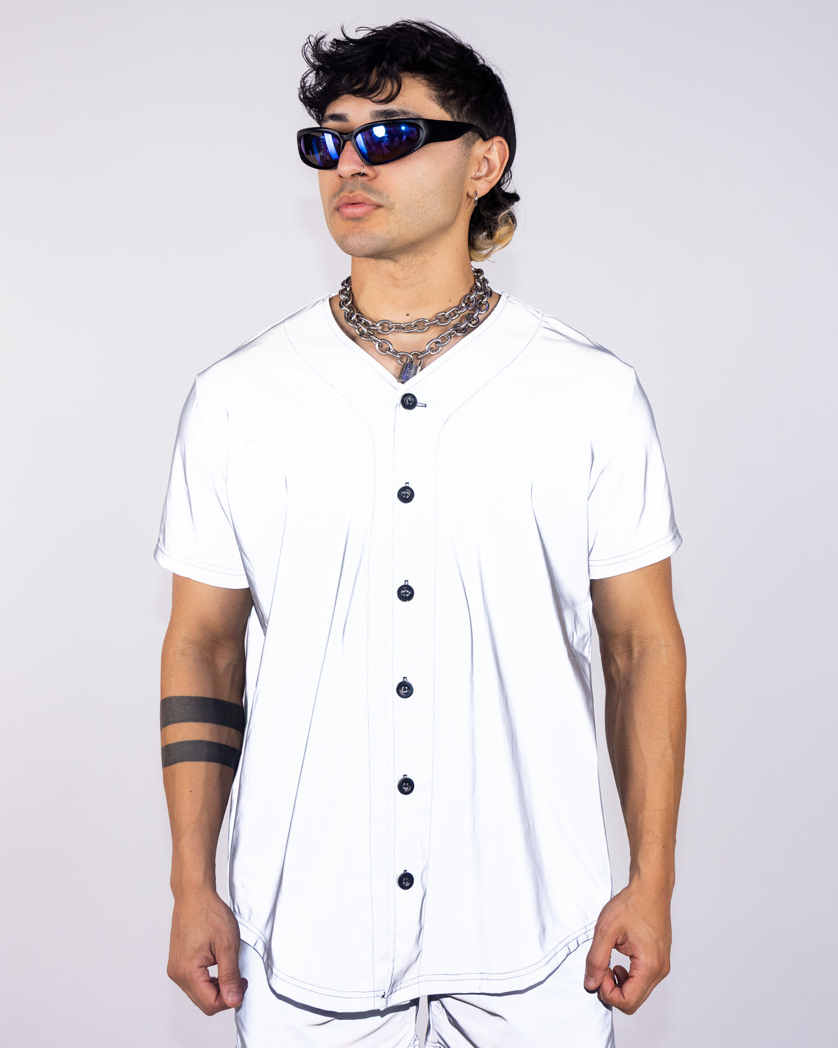 Silver Flash Reflective Jersey