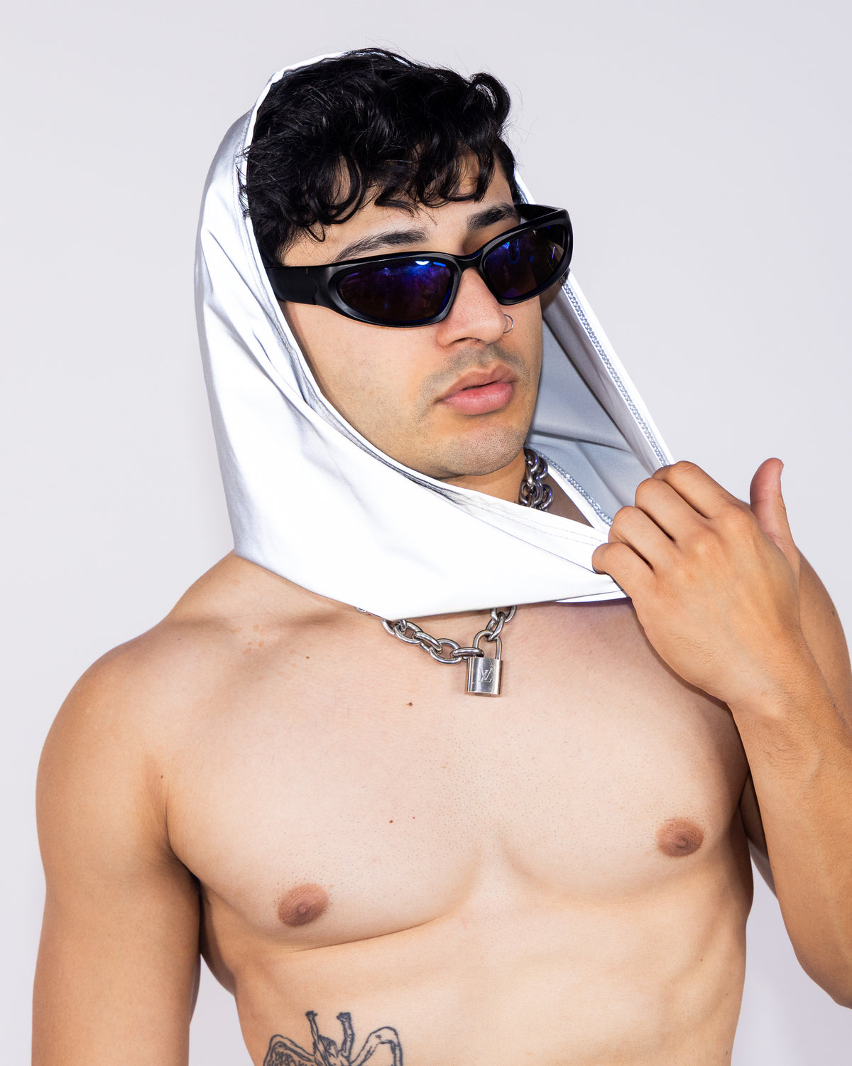 Silver Flash Reflective Hood