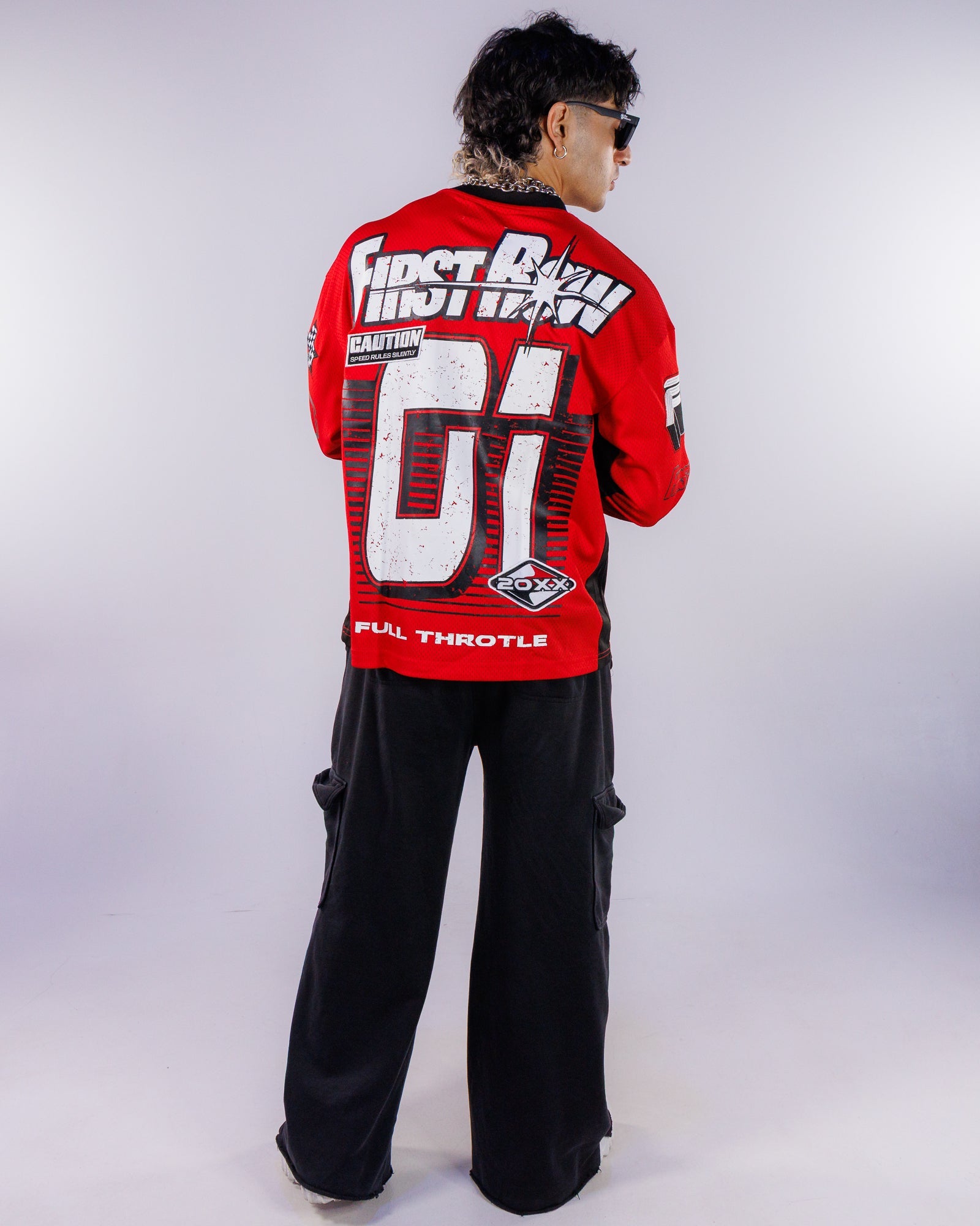 Speed Rules Men's Red Moto Jersey – Rave Wonderland