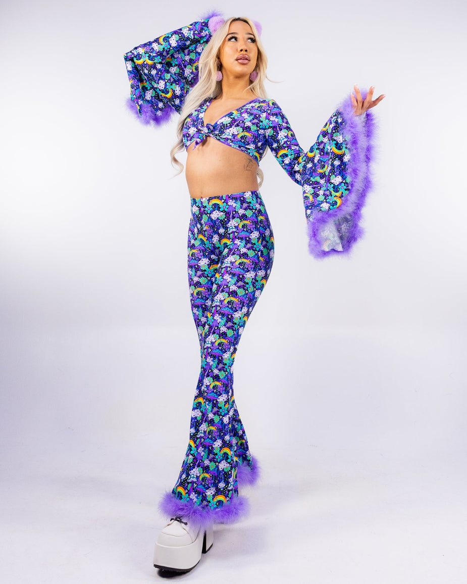 Dreamworld Women's Front-Tie Top – Rave Wonderland