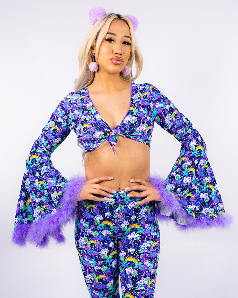 Dreamworld Women's Front-Tie Top – Rave Wonderland