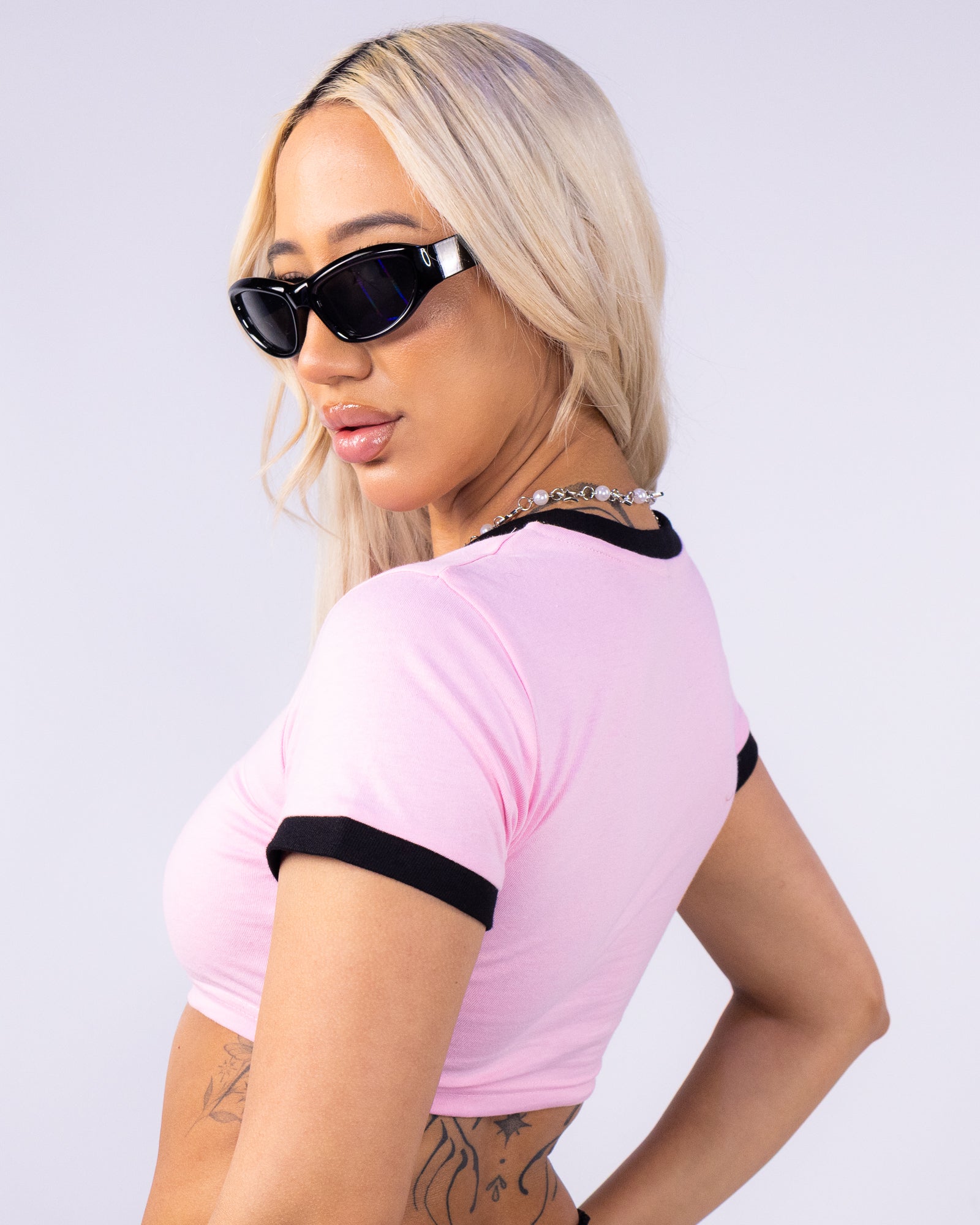 Where Are The Afters? Women's Pink Baby Tee – Rave Wonderland