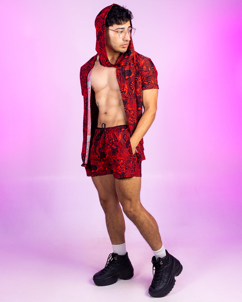 Crimson Rave Crimson Zenith Unisex Hood – Rave Wonderland