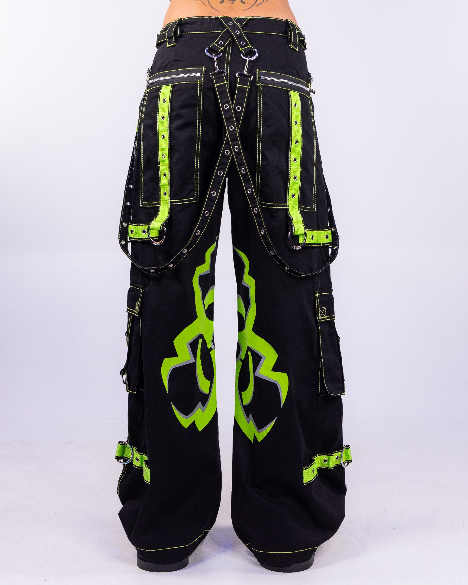 Tripp NYC Black Space Out Pants with Adjustable Features – Rave