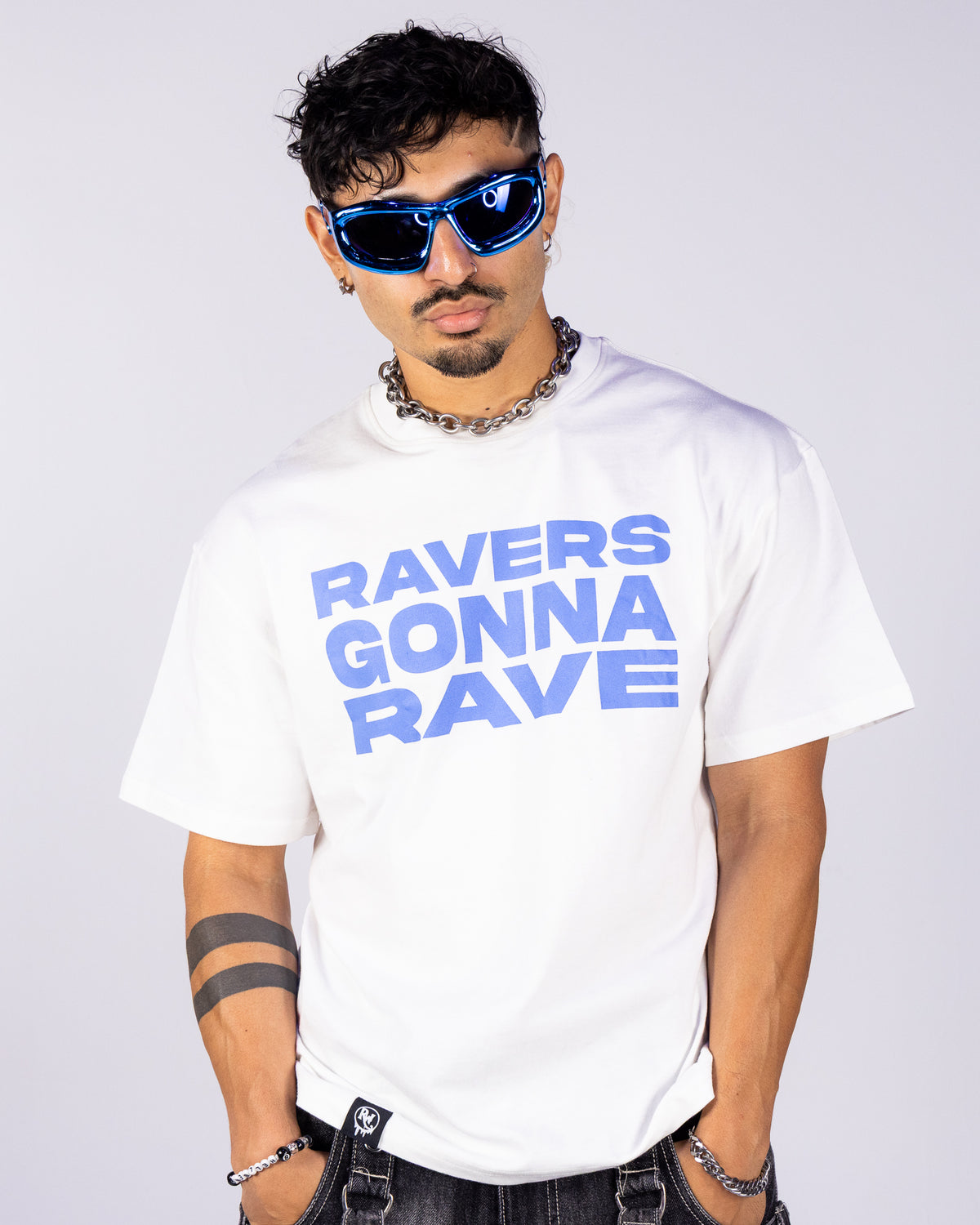 Ravers Gonna Rave Men's White T-Shirt