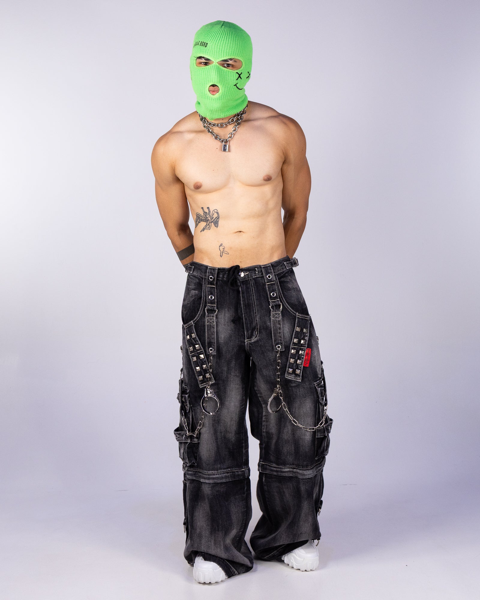 Tripp NYC Black Space Out Pants with Adjustable Features – Rave