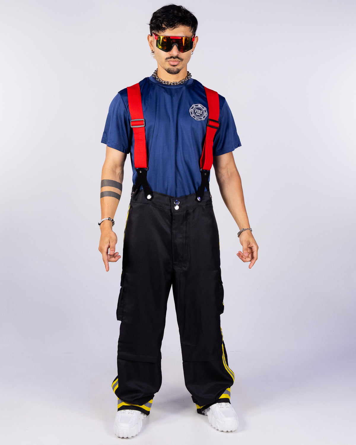 Fire Captain Men's 3pc Costume