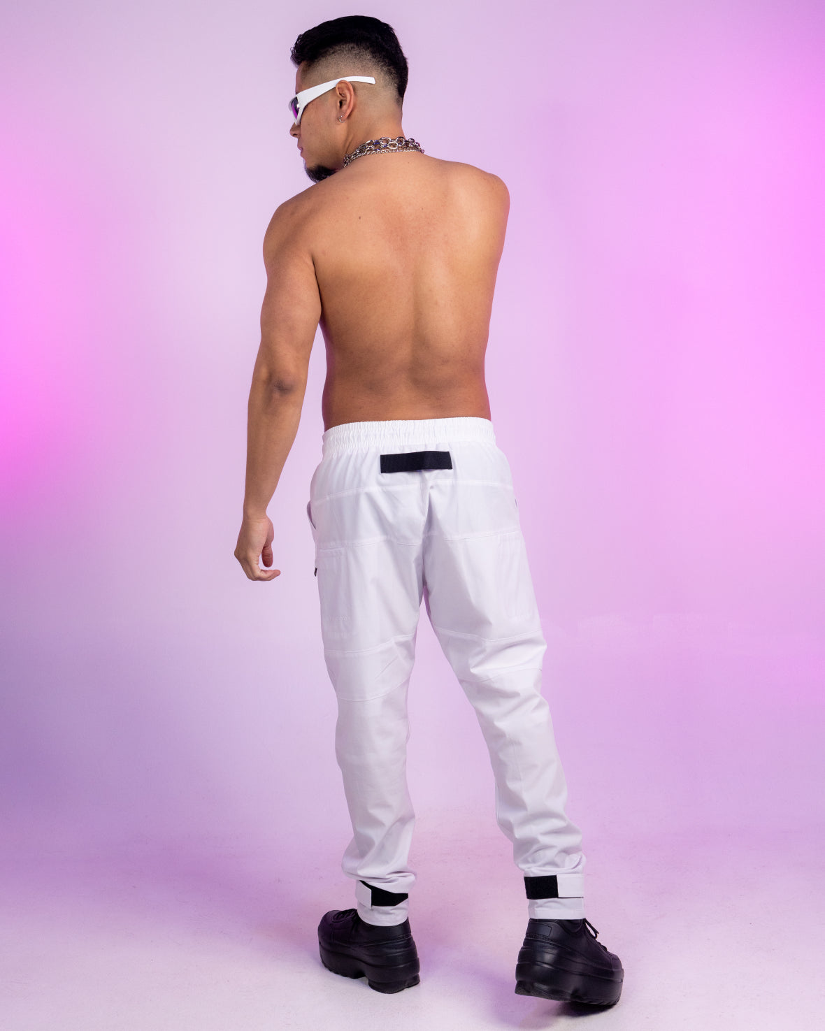 White Taslan Pants
