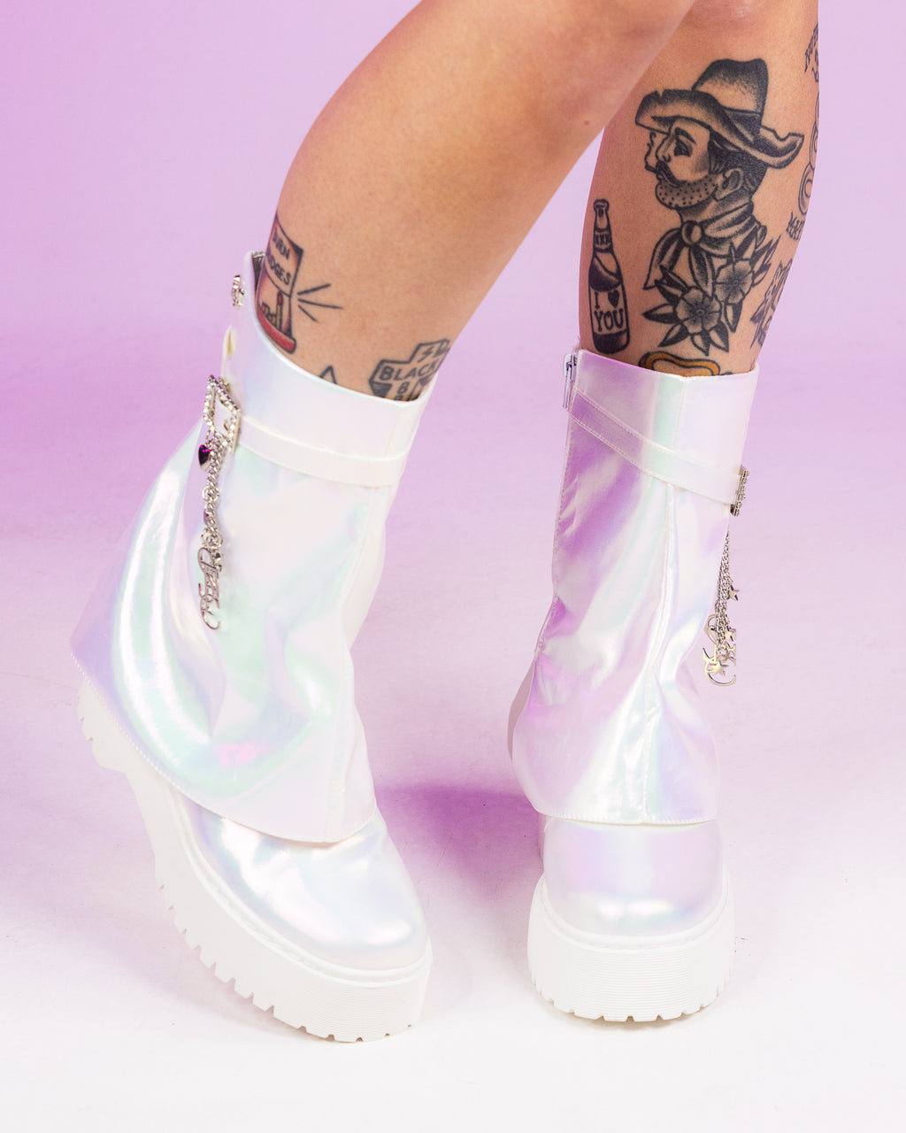 Stella Combat Boots – Rave Wonderland