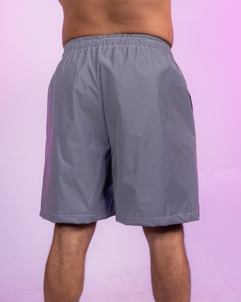 Silver Flash Reflective Men's 6" Seam Shorts