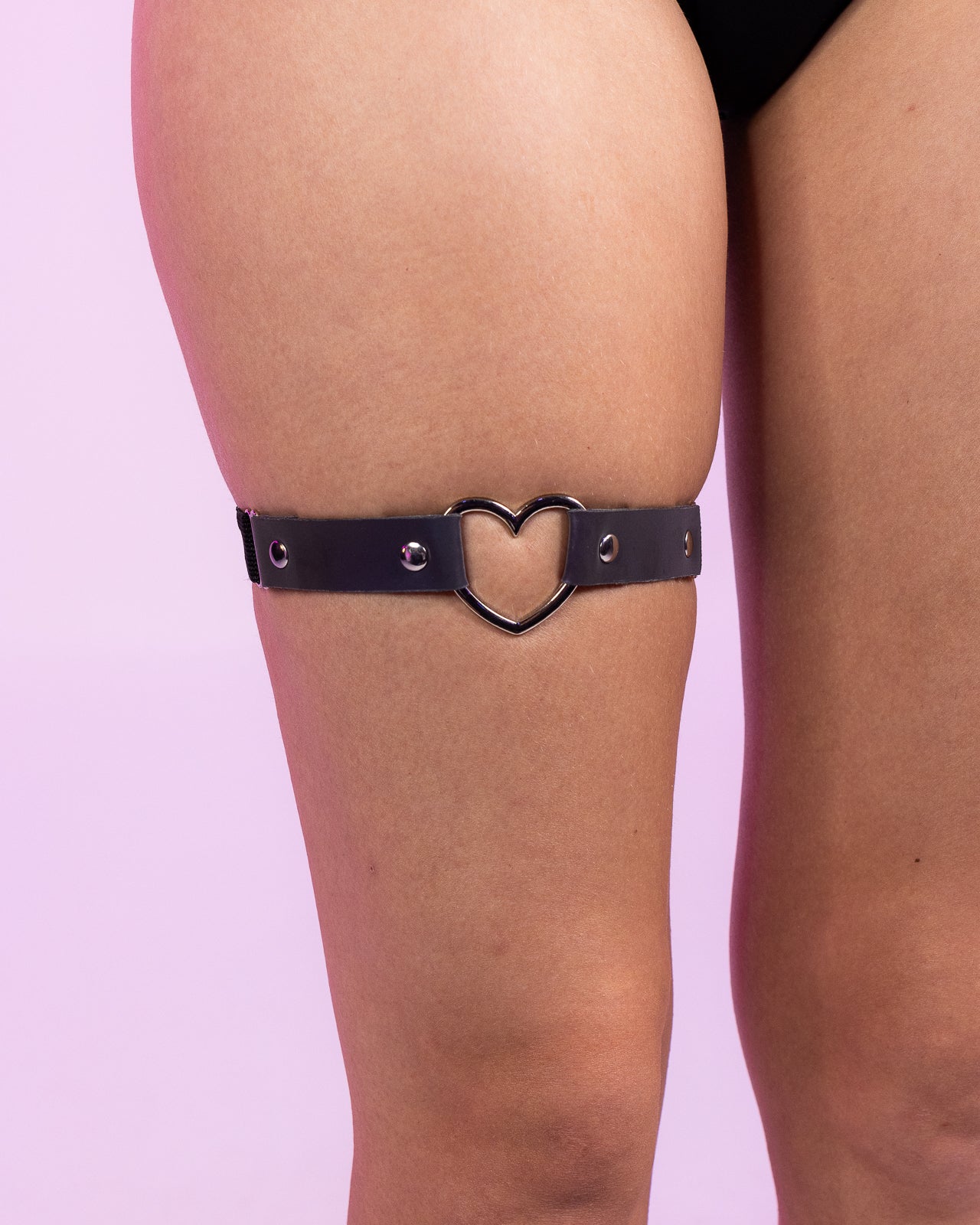 1pc Rainbow Reflective Heart Leg Garter  Rave Wonderland
