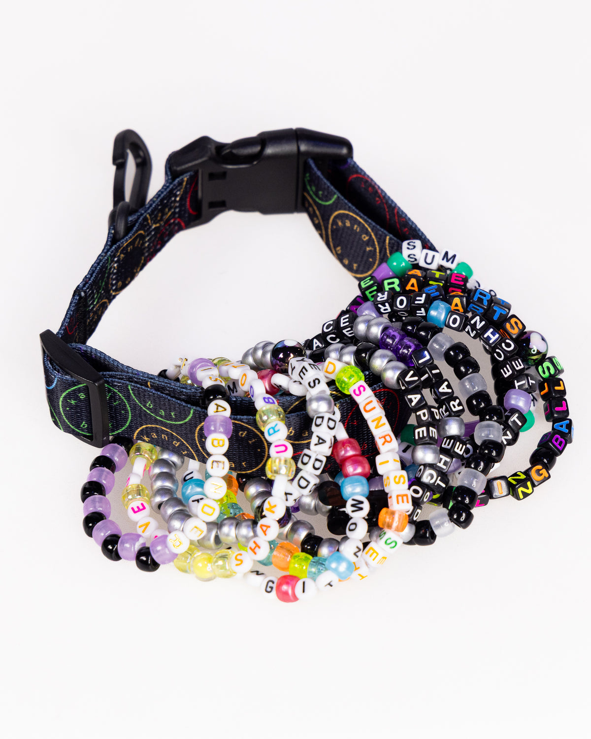 Kandi Strap - Cargo Strap for Backpacks to Carry Bracelets at Festivals and Raves