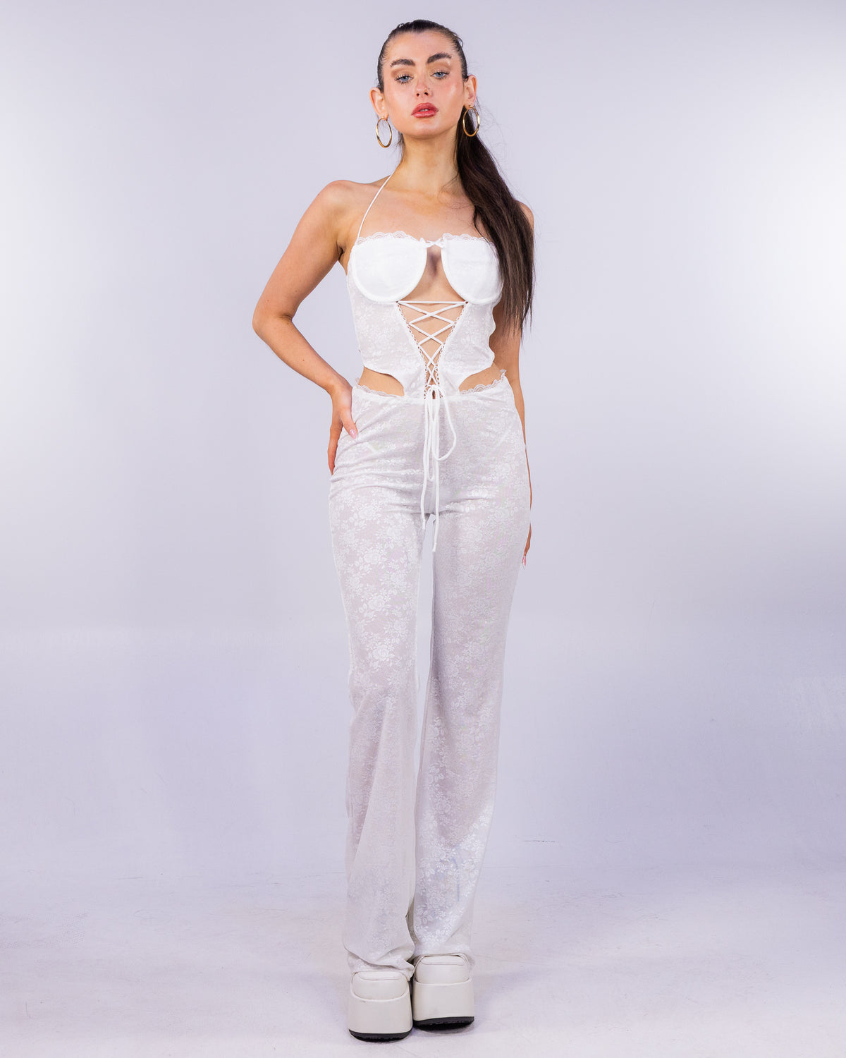 Summer Lace Women's White Jumpsuit – Rave Wonderland