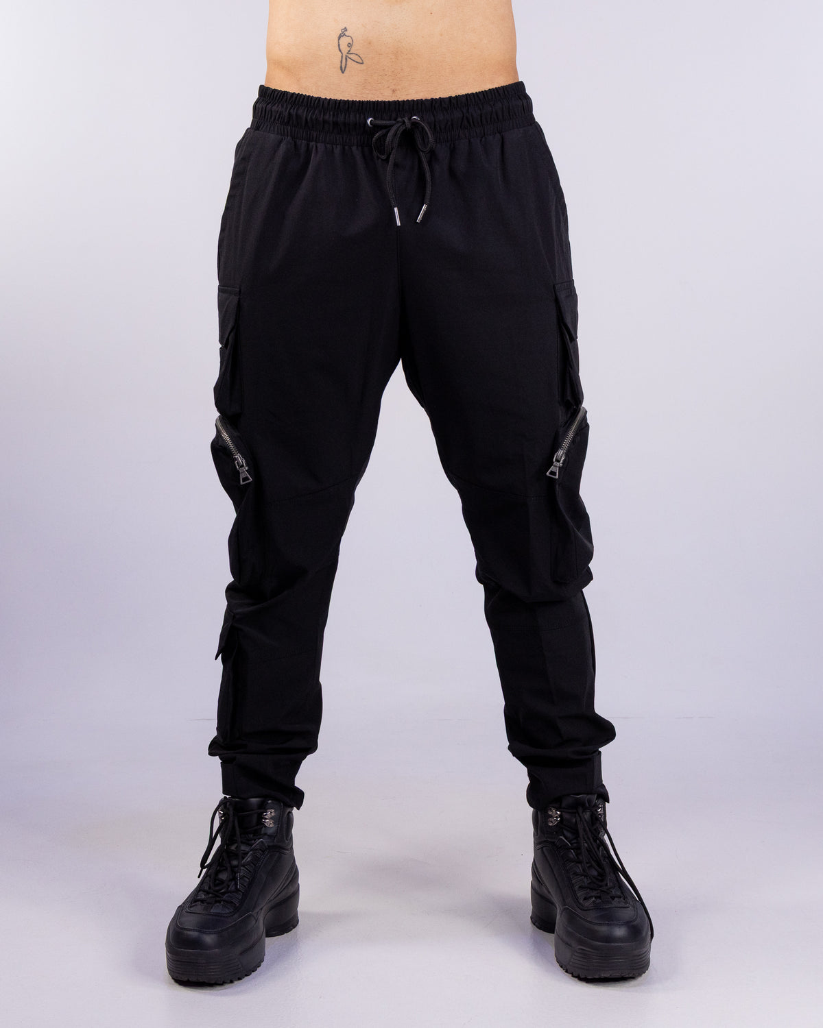 Black Unisex Cargo Pants