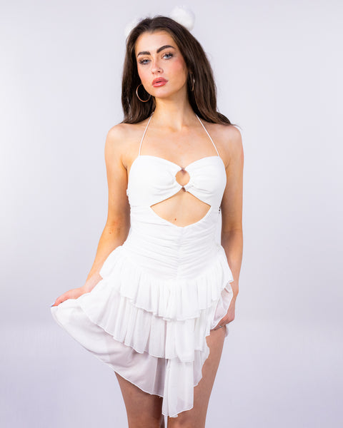 Awe Struck Women's White Dress – Rave Wonderland