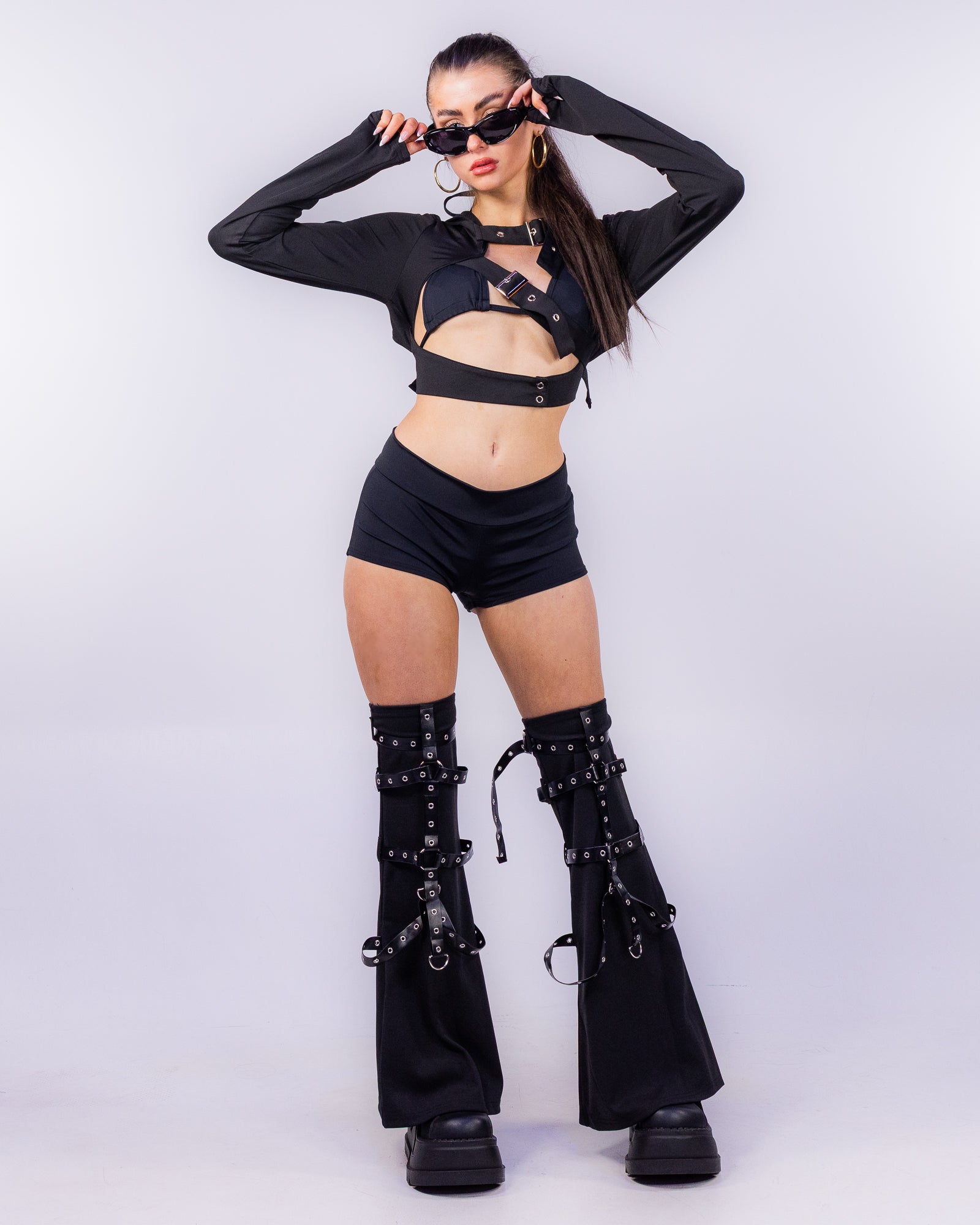 Night Creed Women's Black Hooded Shrug – Rave Wonderland