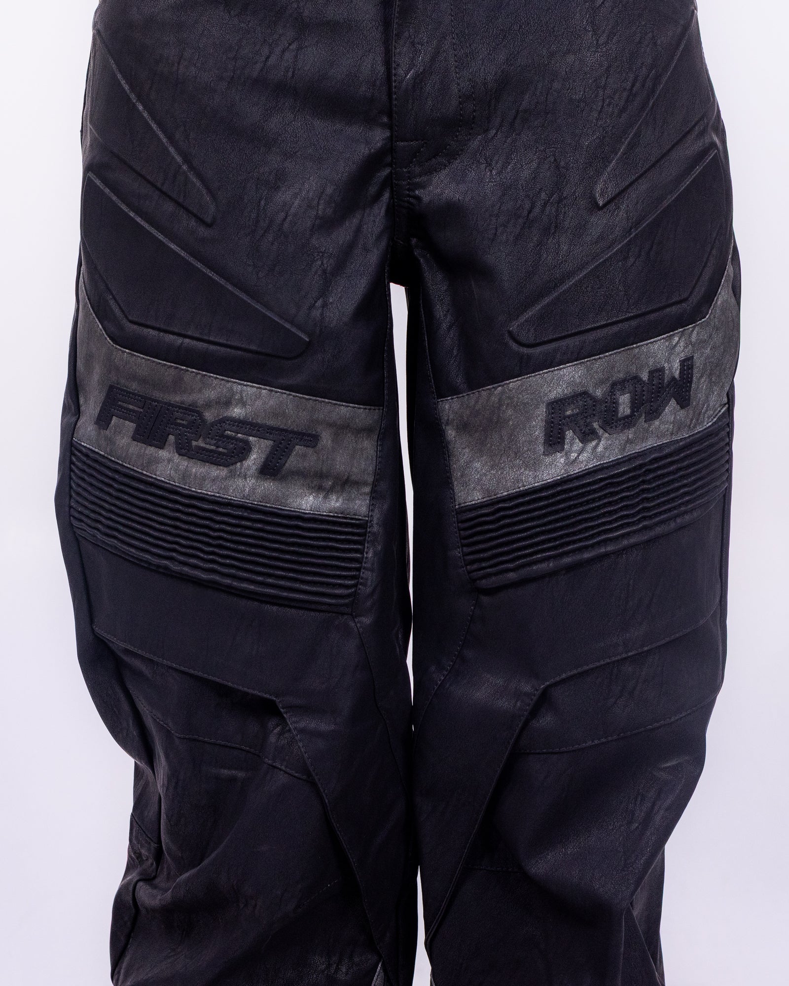 Black Torn Front Lace Bell Bottom Pants for Trendy Style – Rave
