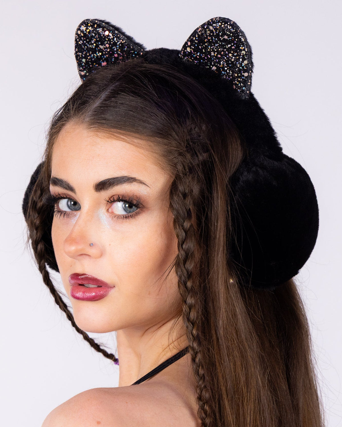 Glitter Kitty Unisex Earmuffs