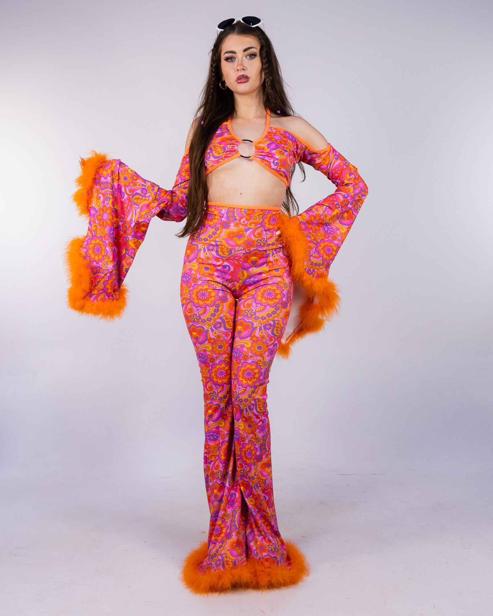 Orange Paisley Daze Bell Bottom Pants – Rave Wonderland