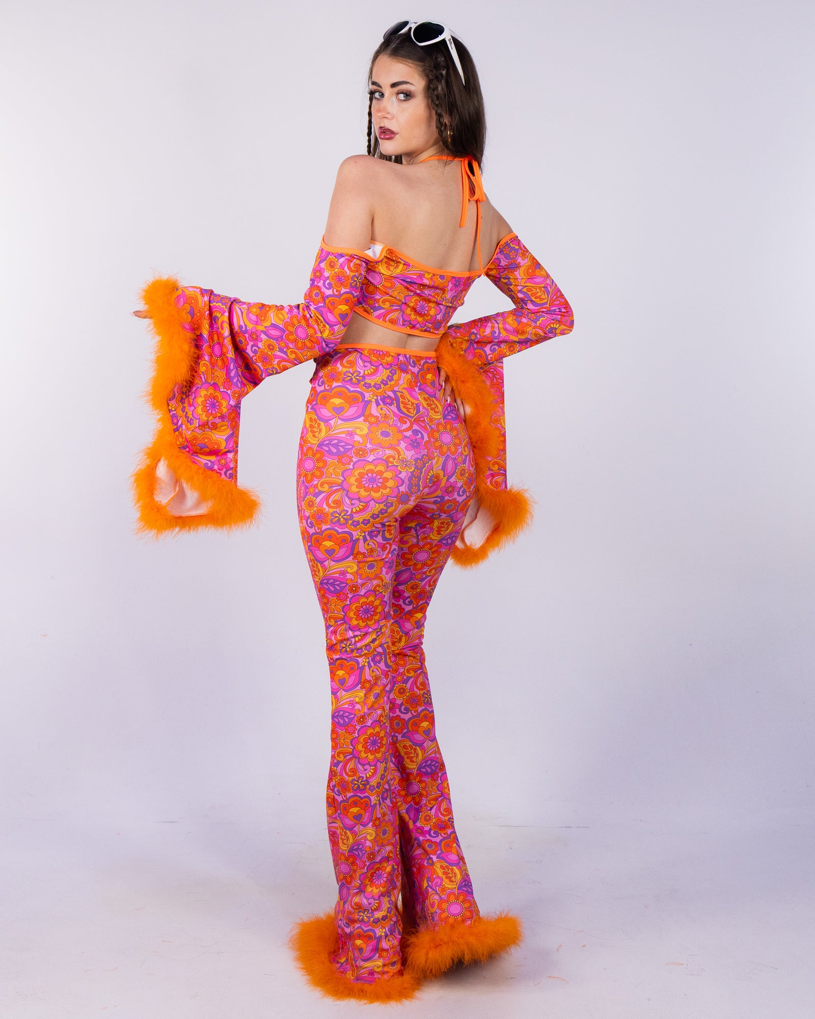 Orange Paisley Daze Bell Bottom Pants – Rave Wonderland