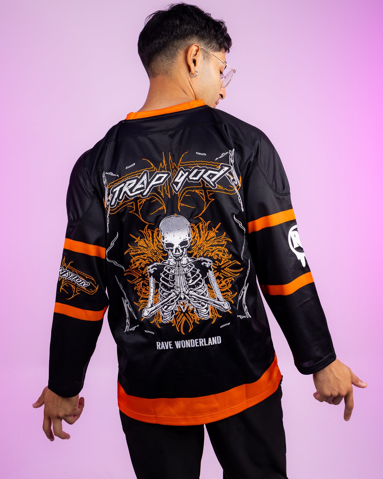 Trap God Hockey Jersey – Rave Wonderland