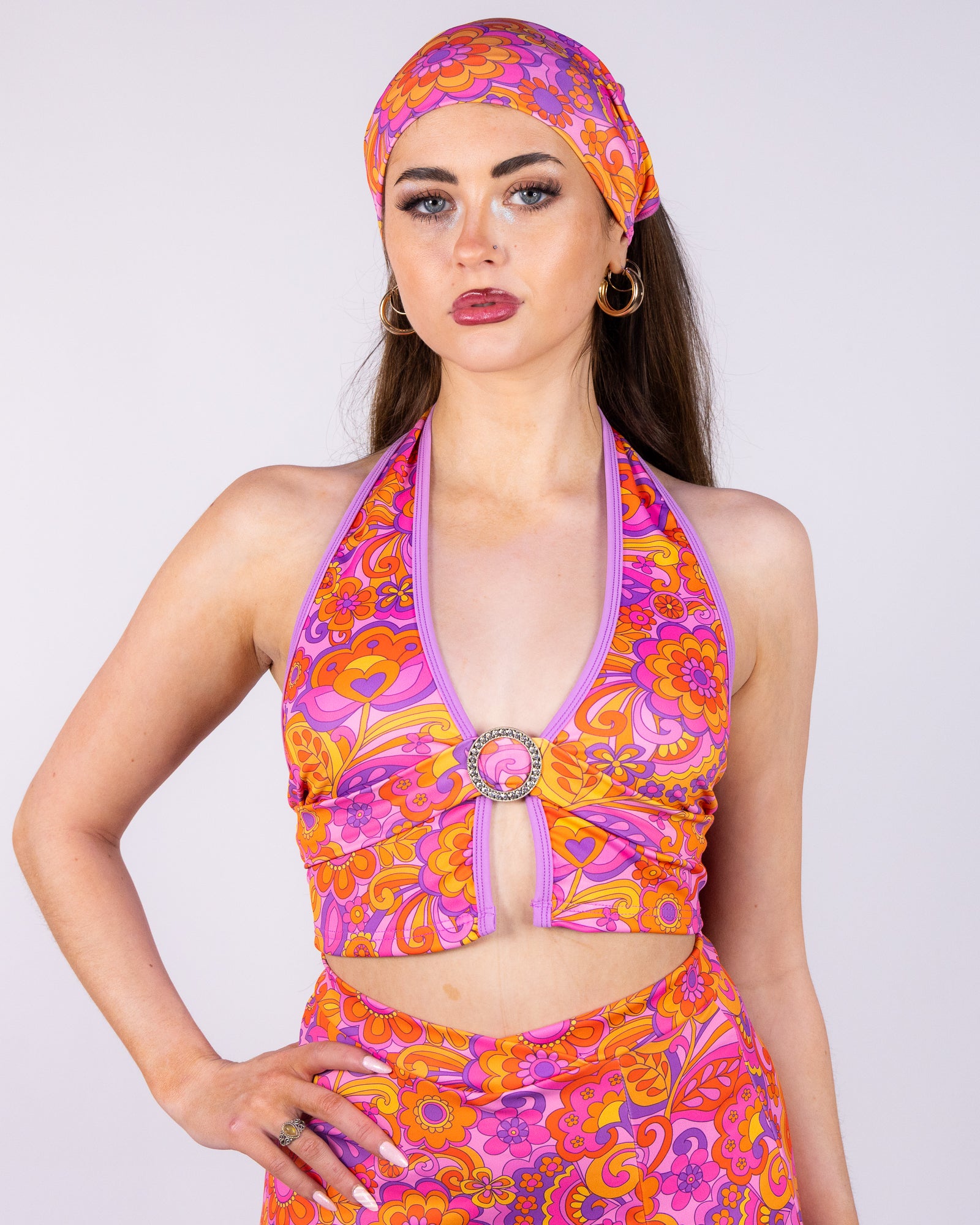 Lavender Paisley Daze Buckle Halter Top – Rave Wonderland