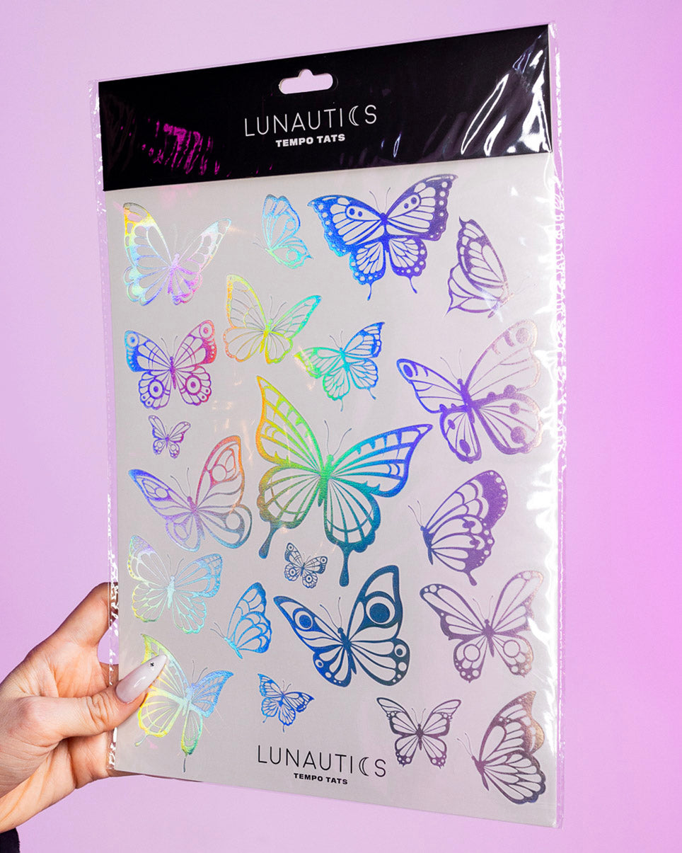 Lunautics Pretty Fly Temporary Tattoo Pack