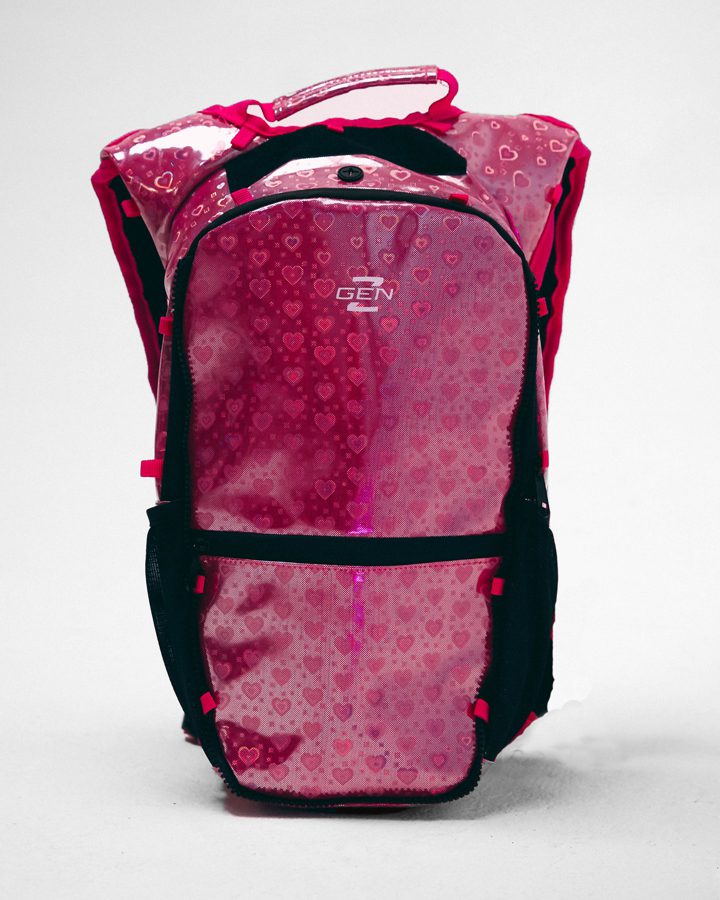 Gen Z Diffracted Love Hydration Backpack