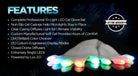 GloFX Lux Gel Glove Set - Rave Wonderland