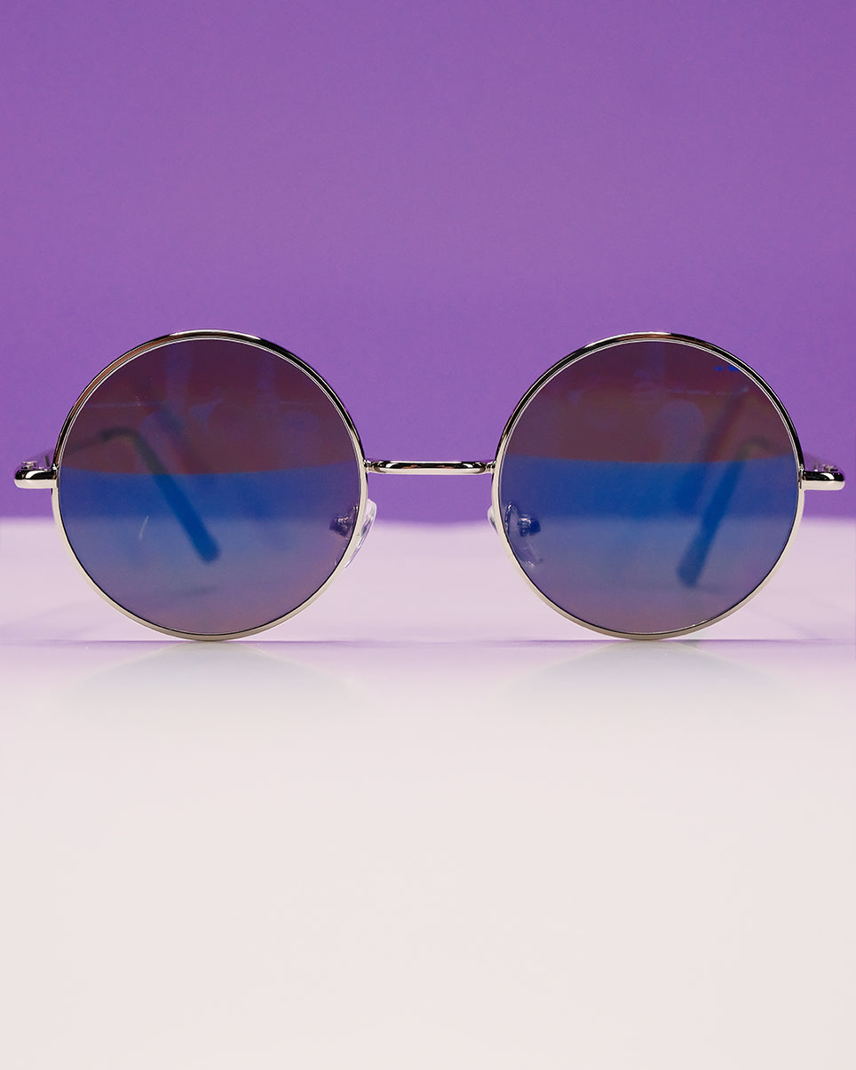 GloFX Imagine Diffraction Glasses Blue Mirror - Rave Wonderland
