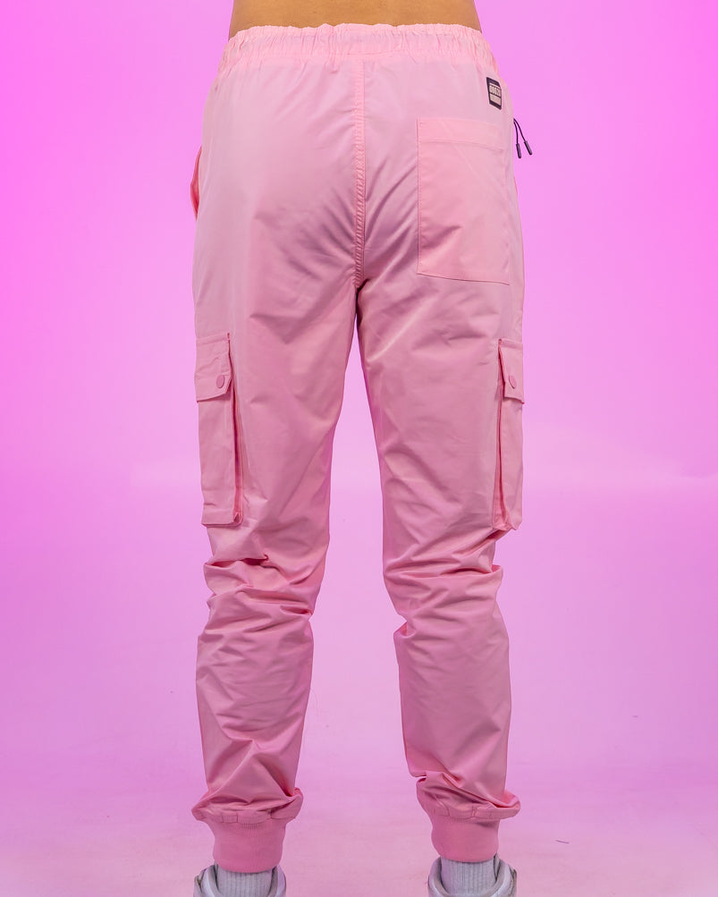 Magenta Pink Cotton Ripstop Surplus Cargo Pants - GBNY