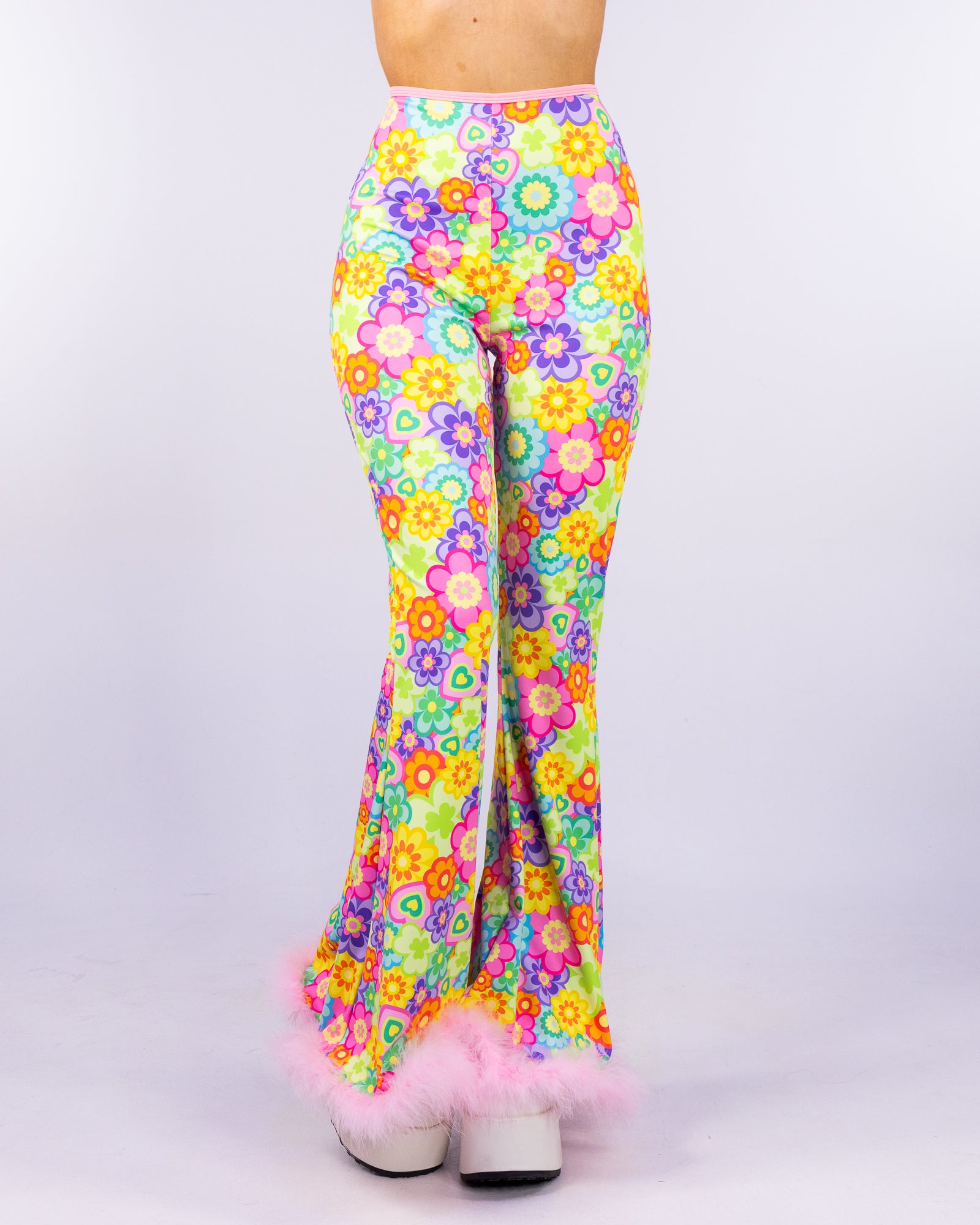 Flower Power Women's Bell Bottoms – Rave Wonderland