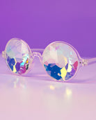 Retro Round Kaleidoscope Glasses - Rave Wonderland