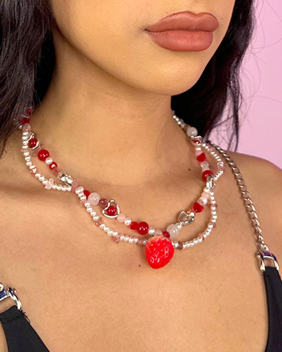 Strawberry Shortcake Necklace – Rave Wonderland