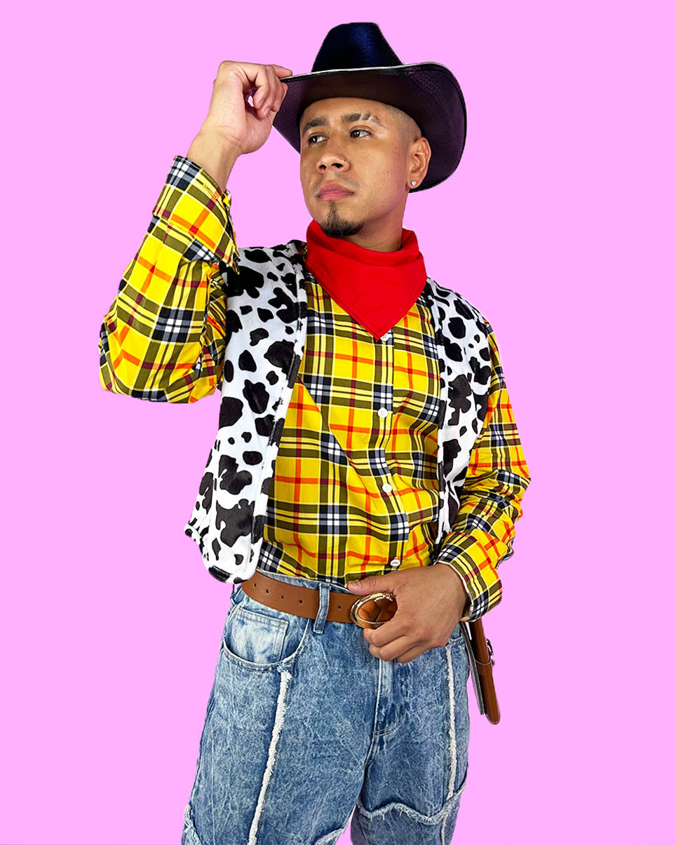 4pc Men's Cowboy Story Costume