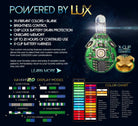 GloFX Lux Gel Glove Set - Rave Wonderland