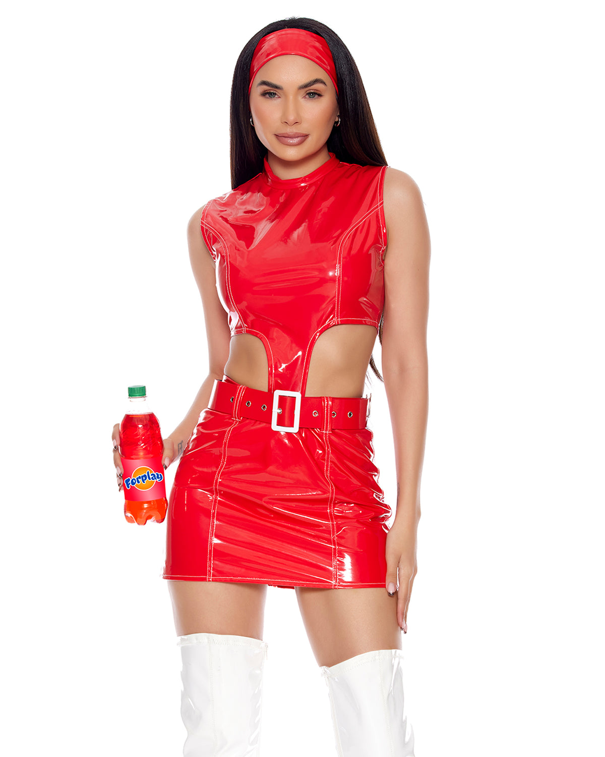 4pc Red Soda Squad Costume