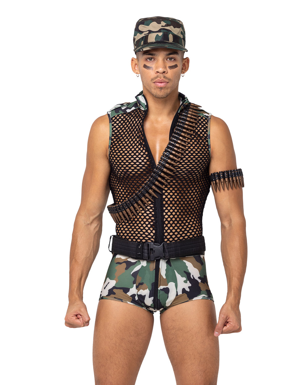 3pc Men's At Ease Solider Costume