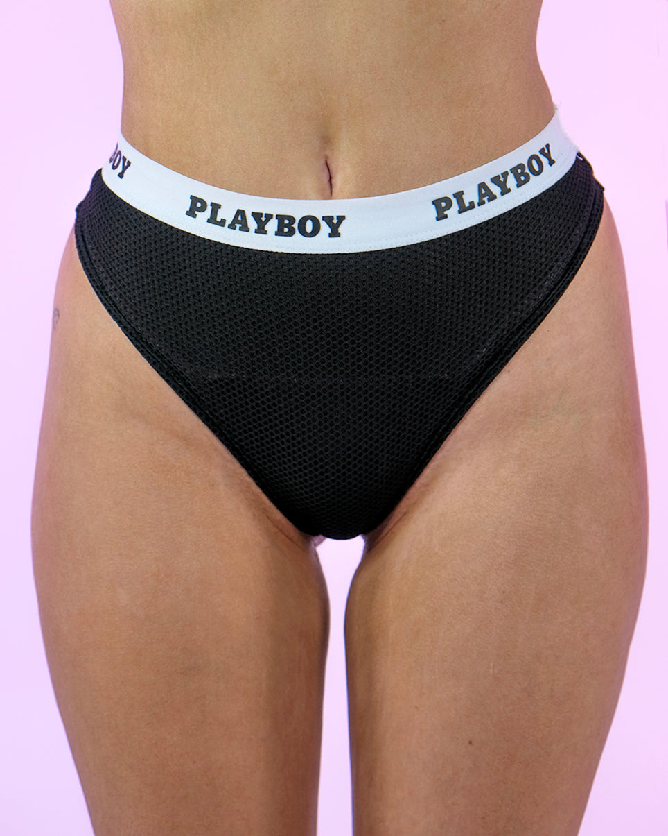 Black 2pc Playboy Lifestyle Set