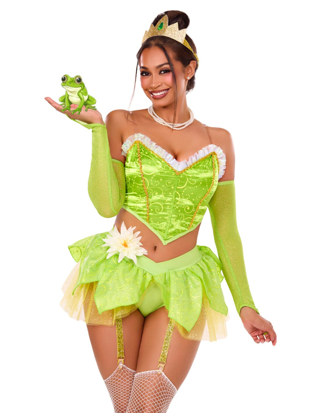 Bayou Babe 6pc Women's Skirt Set Costume