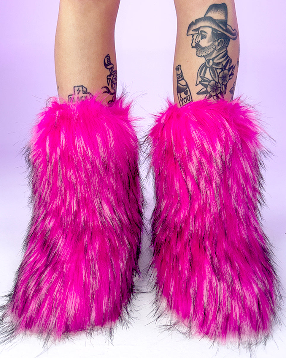 Pink Boots With The Fur